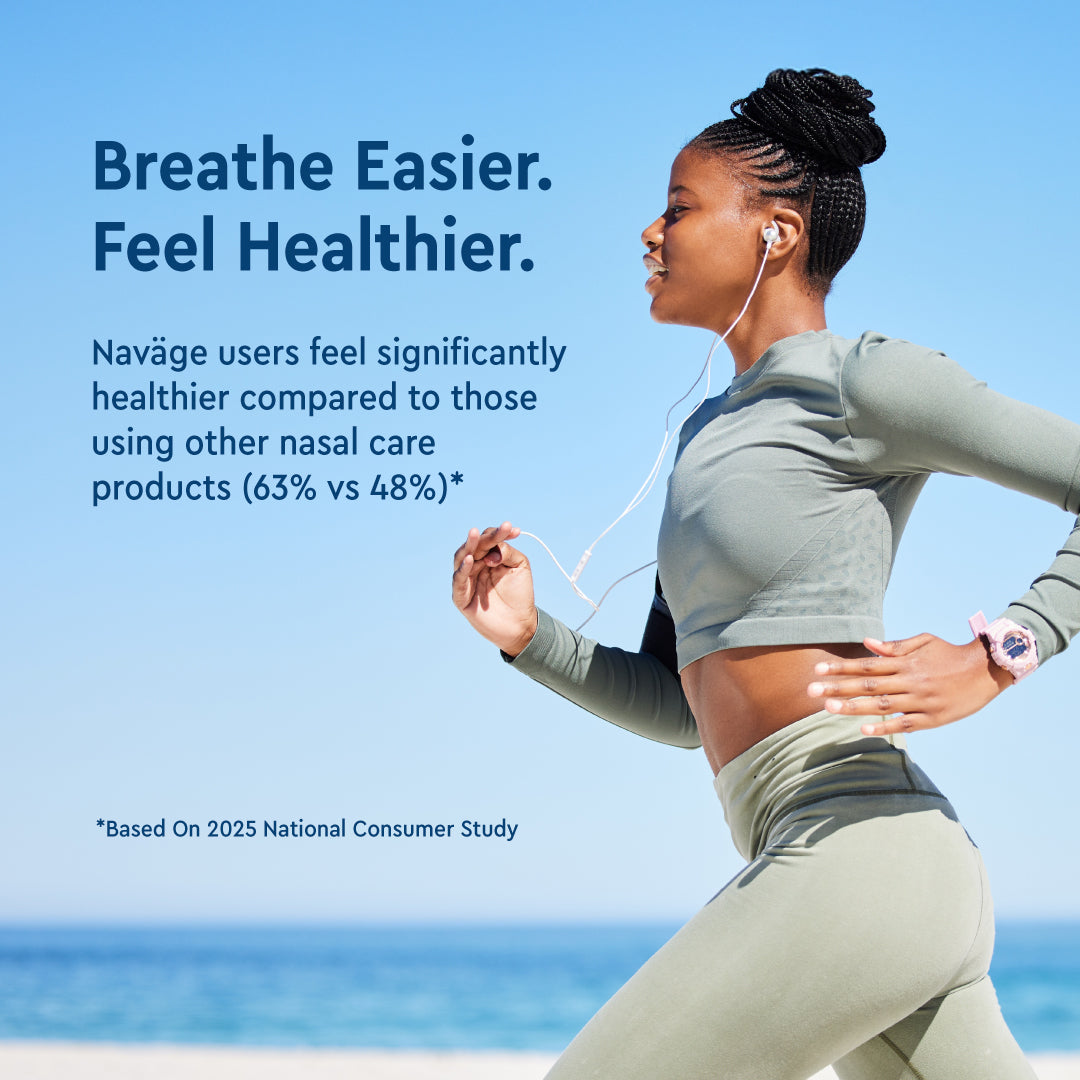 Paquete multiusuario Navage: limpiador de nariz, 20 cápsulas SaltPod, segundo muelle nasal, segundo par de almohadas para la nariz