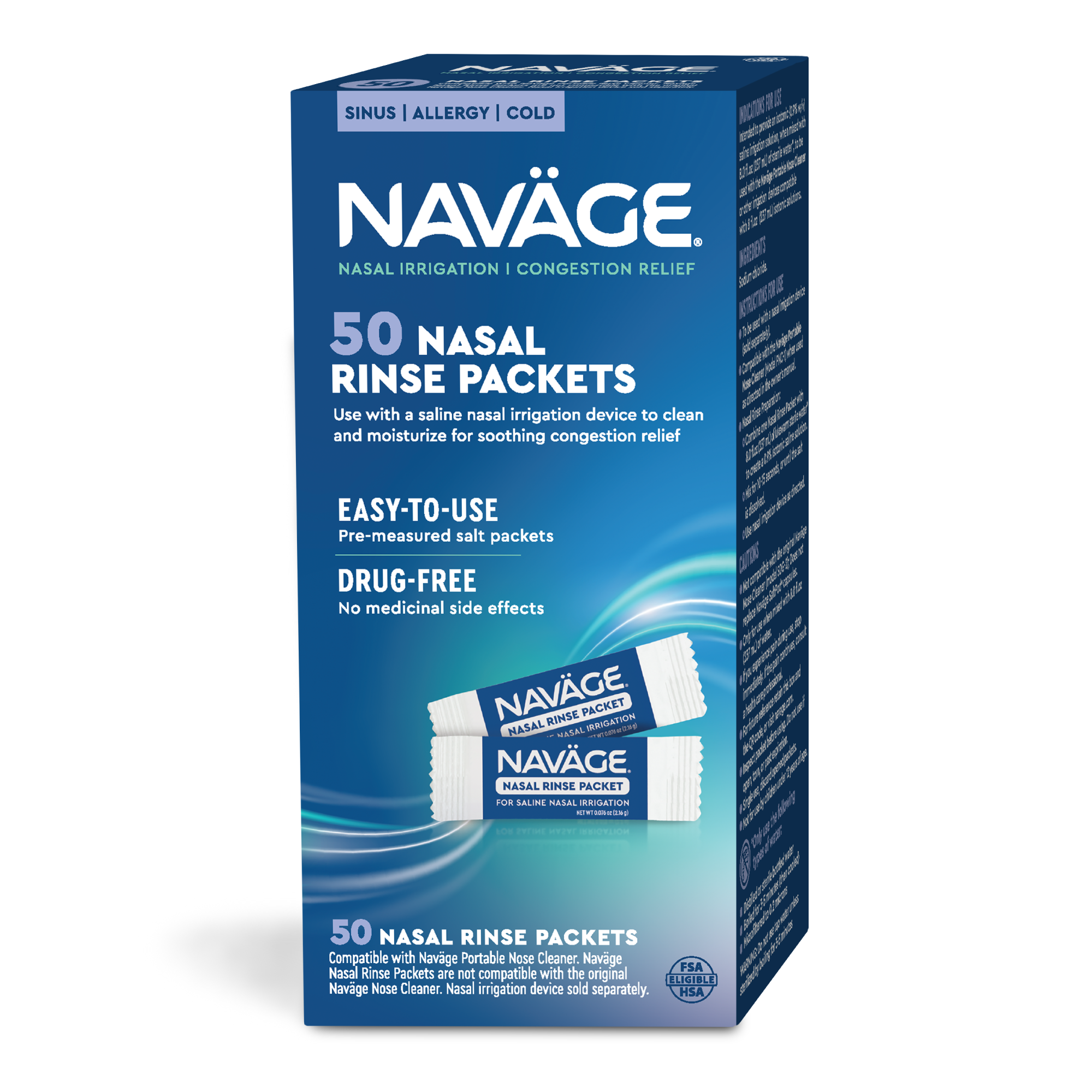 Naväge Nasal Rinse Packets (50 ct)