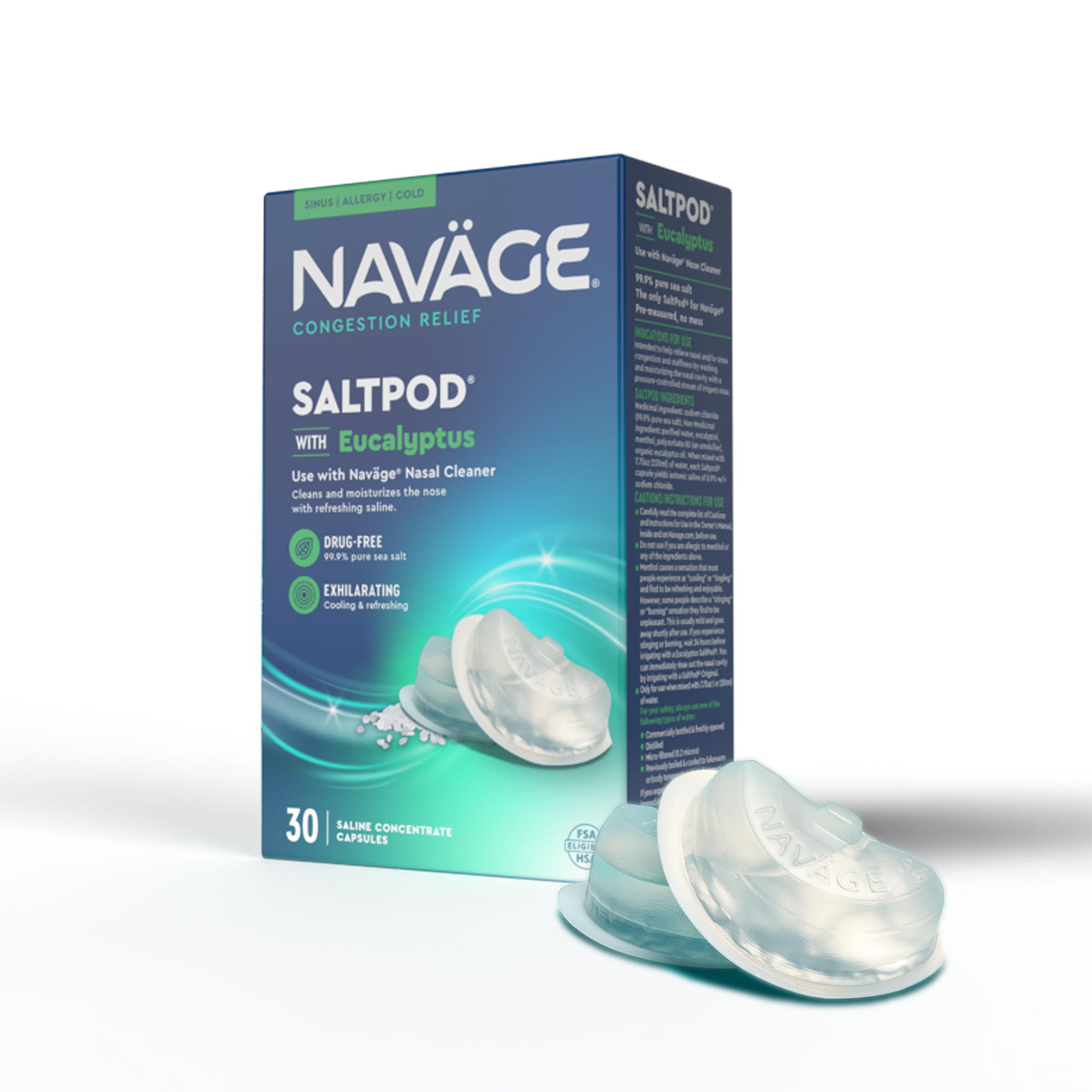 Naväge Eucalyptus SaltPod 30-Pack