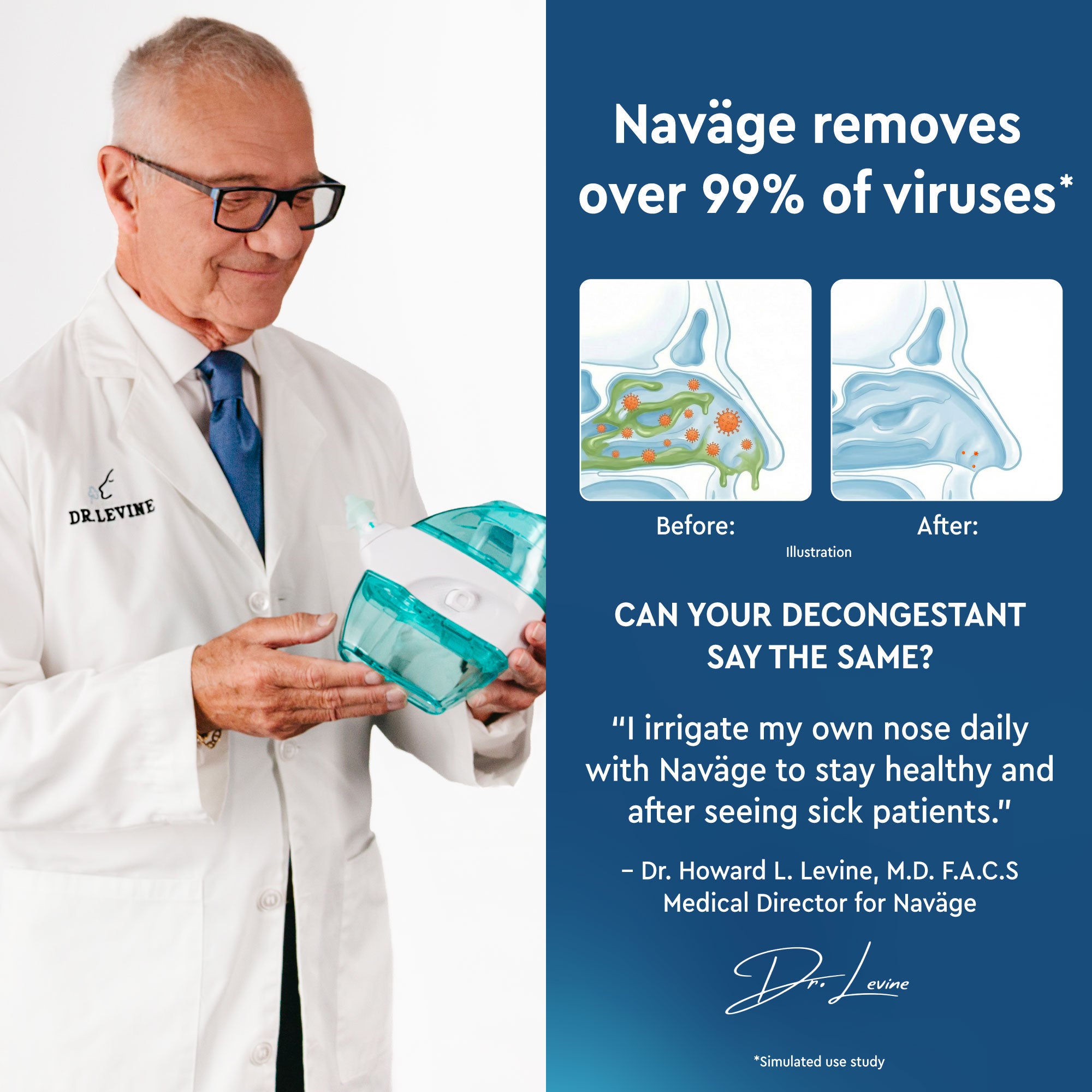 Naväge Premier Bundle : nettoyant pour le nez, 20 SaltPods, support de comptoir, étui de voyage
