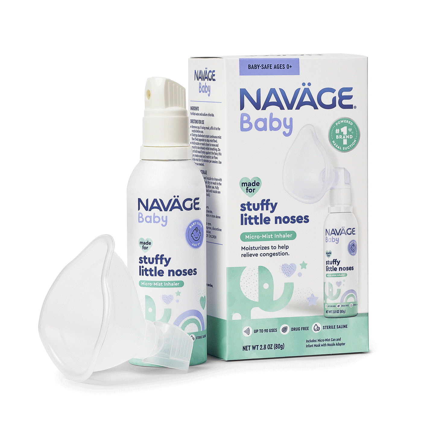 Paquete de inicio Navage: limpiador de nariz y 20 cápsulas SaltPod