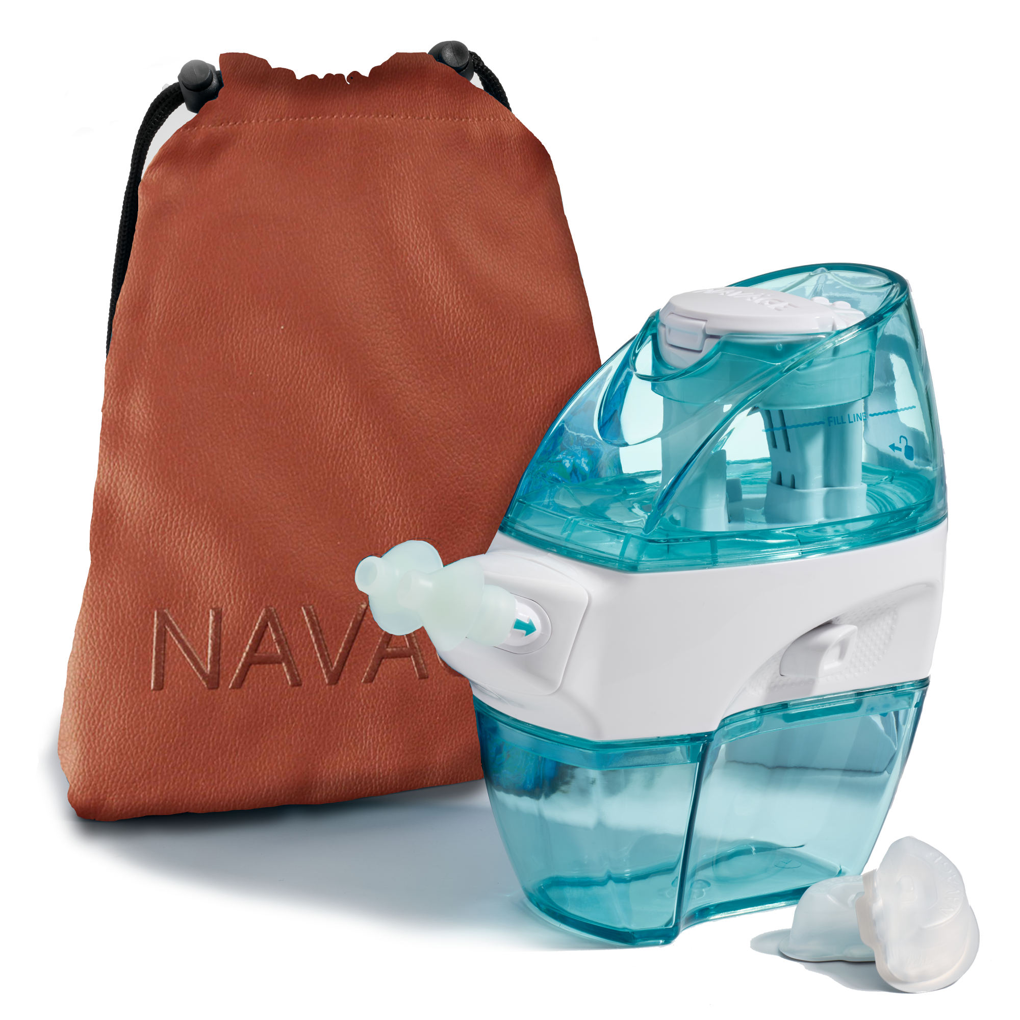 Ensemble de voyage Navage : nettoyant pour le nez, 20 SaltPods, sac de voyage